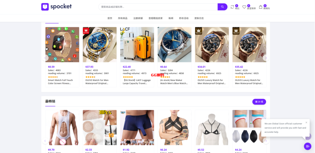 图片[2]-新版PHP多语言跨境电商外贸商城支持TK,FB内嵌封装可换logo增加了在线客服系统增加POS定时下单新增防报毒处理-66源码