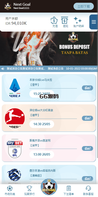 图片[1]-反波胆足球投资理财源码/pc自适应/球盘世界杯/多级分销/充值返点-66源码